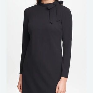 Calvin Klein Black Long-Sleeve Dress Sz 6